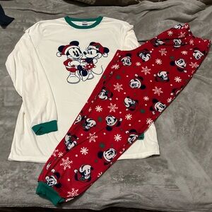 Disney Mickey and Minnie Unisex pajamas